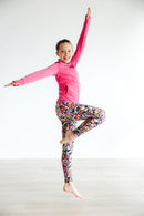 Fuchsia Flash Full-Zip Ruffle Active Jacket