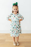 Luck of the Irish 3/4 Sleeve Pocket Twirl Dress