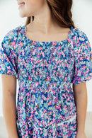 Darling Daisies Smocked Ruffle Dress