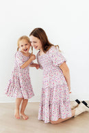 Wildflower Waltz Smocked Ruffle Dress