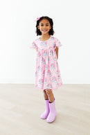 Sparkling Rainbows Pom Pom Dress