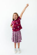 Virginia Tech Plaid Hokie Ruffle Twirl Skort