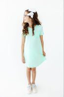SALE Pastel Green T-Shirt Dress