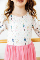 Twirl into Christmas L/S Twirl Leotard