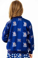 Montana State University Blue Bobcat Satin Jacket