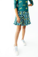 North Dakota State University Plaid Bison Ruffle Twirl Skort