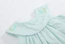 Misty Blue Fuzzy Chickies Dress