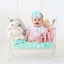 Smocked Pink Bunny Bubble