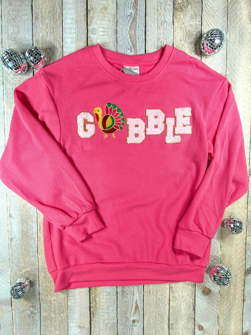 Mommy & Me Gobble Chenille Sweatshirt