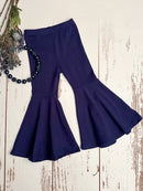 Navy Bell Bottom Pants