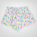 Neon Leopard Butterfly Flowy Short