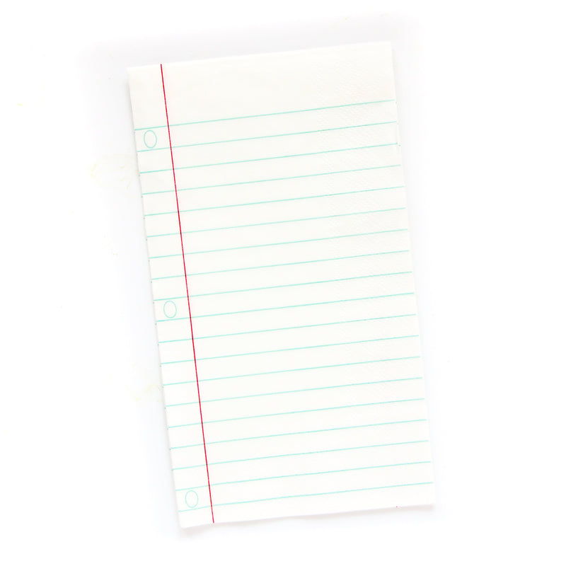 Notebook Paper Napkin