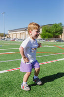 Boys Purple Tiger Smocked Short Set – LSU-Inspired Boys Game Day Outfit | The Prissy Pelican Boutique Bossier City, LA