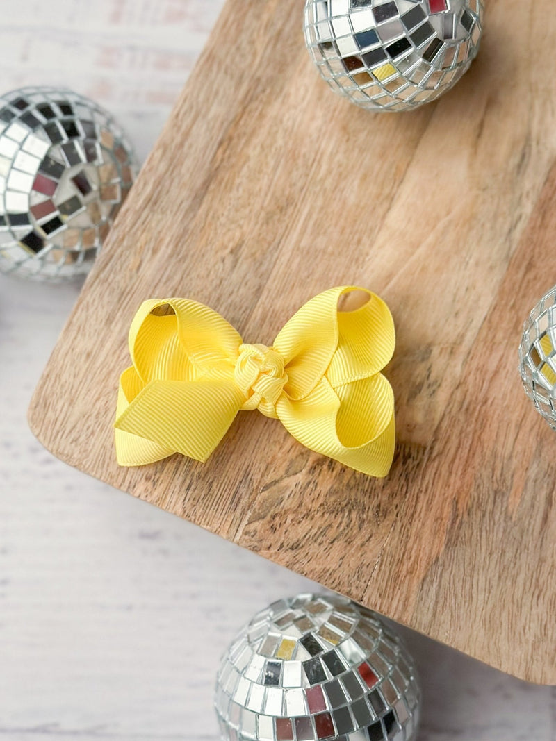 Original Grosgrain Hair Bow - Alligator Clip - 3"