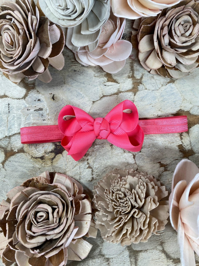 Original Grosgrain Hair Bow - Headband - 3"