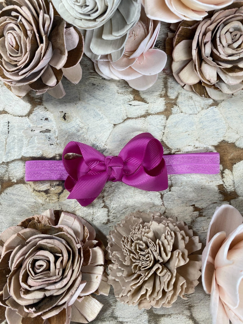Original Grosgrain Hair Bow - Headband - 3"