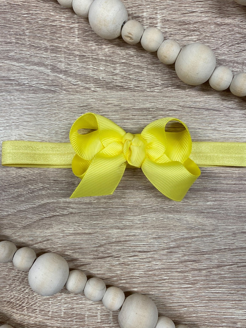 Original Grosgrain Hair Bow - Headband - 3"