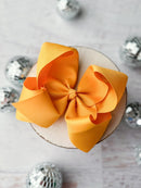 Oversize Grosgrain Hair Bow - Alligator Clip - 5.5"