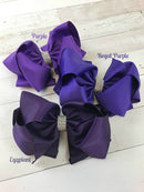 Oversize Rhinestone Hair Bows - Alligator Clip - 5.5"