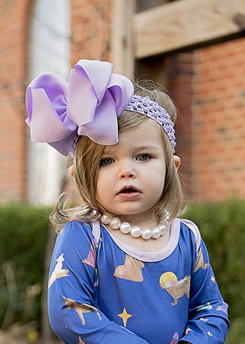 Oversize Rhinestone Hair Bows - Alligator Clip - 5.5"