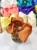 Oversize Rhinestone Hair Bows - French Clip - 5.5"