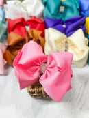 Oversize Rhinestone Hair Bows - Alligator Clip - 5.5"