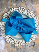 5.5" Oversize Scalloped Hair Bow | Clip or Headband