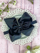 Oversize Scalloped Bow - Headband - 5.5"