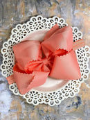Oversize Scalloped Bow - Headband - 5.5"