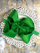 Oversize Scalloped Bow - Headband - 5.5"