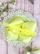 5.5" Oversize Scalloped Hair Bow | Clip or Headband