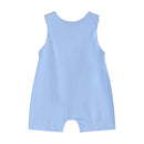Periwinkle Blue Crosses Smocked Jon Jon