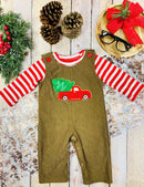 Picking up the Christmas Tree Infant Boys Onesie