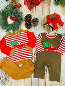 Picking up the Christmas Tree Infant Boys Onesie