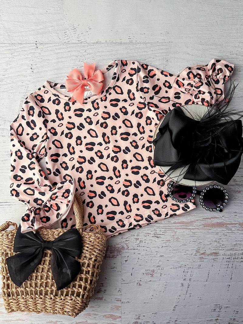 Pink Animal Print Shirt