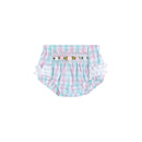 Pink Flower Smocked Bloomers