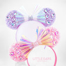 Pink Iridescent Sparkle Mickey Ears