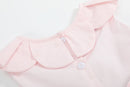 Pink Petal Collared Smocked Dress