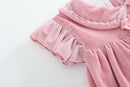 Pink Velvet Holiday Dress