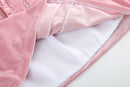 Pink Velvet Holiday Dress