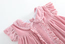 Pink Velvet Holiday Dress