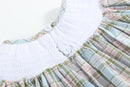 Pinkmas Plaid Christmas Smocked Bishop Dress