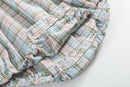 Pinkmas Plaid Christmas Smocked Bubble Romper
