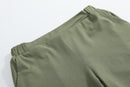 Pistachio Green Mallard Duck Smocked Shirt and Shorts Set