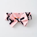 Polar Penguins Fabric Bow Headband