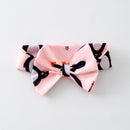 Polar Penguins Fabric Bow Headband