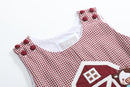 Red and Cream Gingham Farm Longall