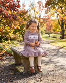 Red and Cream Gingham Farm Smocked Dress