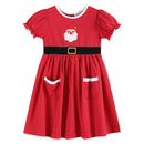Red Santa Dress with Black Sash