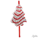 Confetti Cake Rhinestone Christmas Tree Headband – Holiday Hair Accessory for Girls